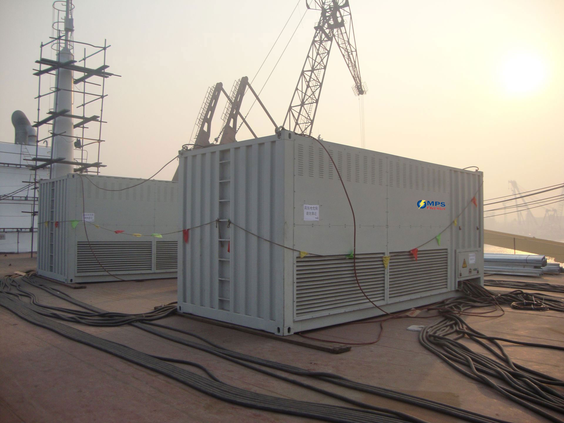 2000KVA Resistive Reactive Load Bank For Tianjin Xingang Shipbuilding Industry Co., LTD